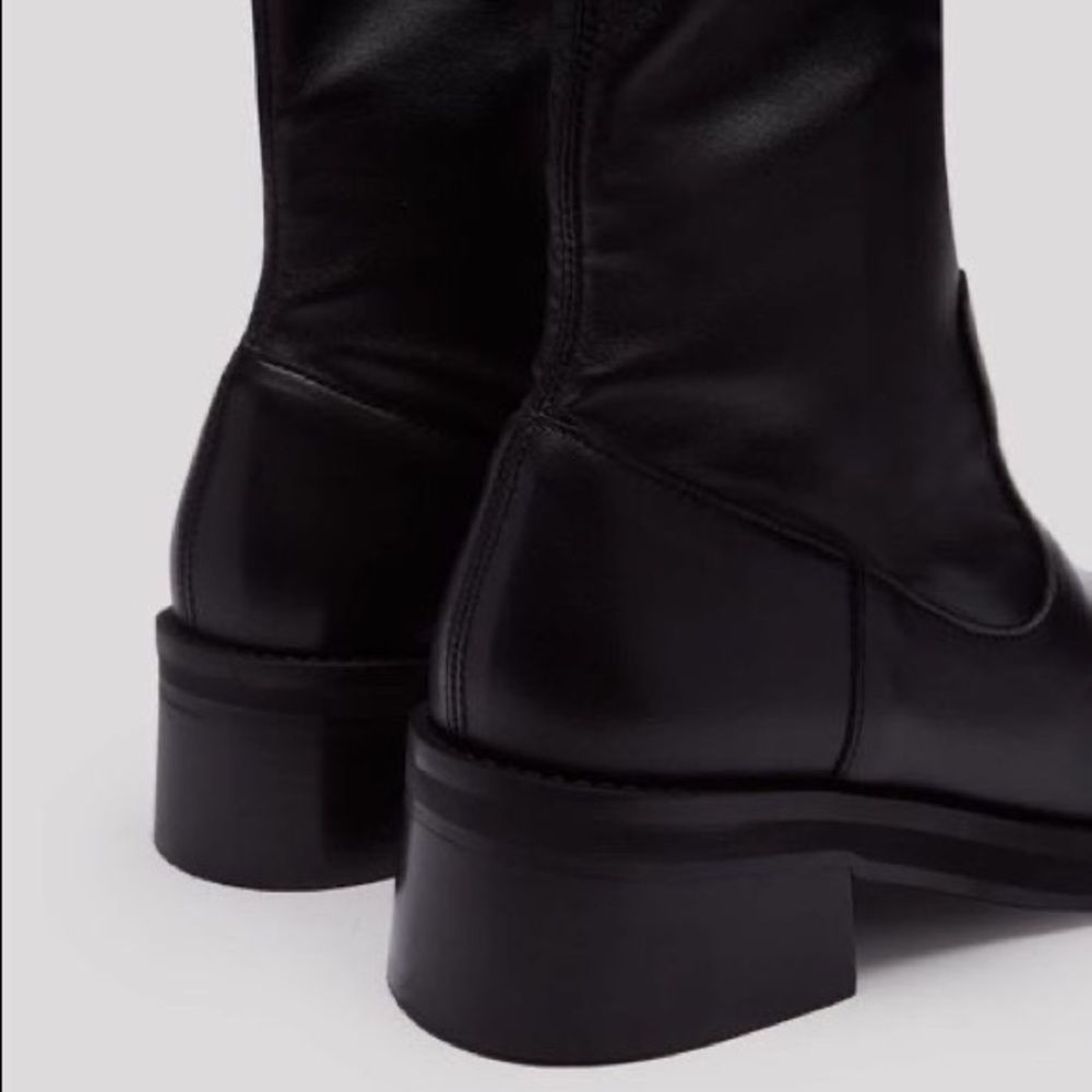 Miista Oliana Black Leather Boots - Picture 4 of 5